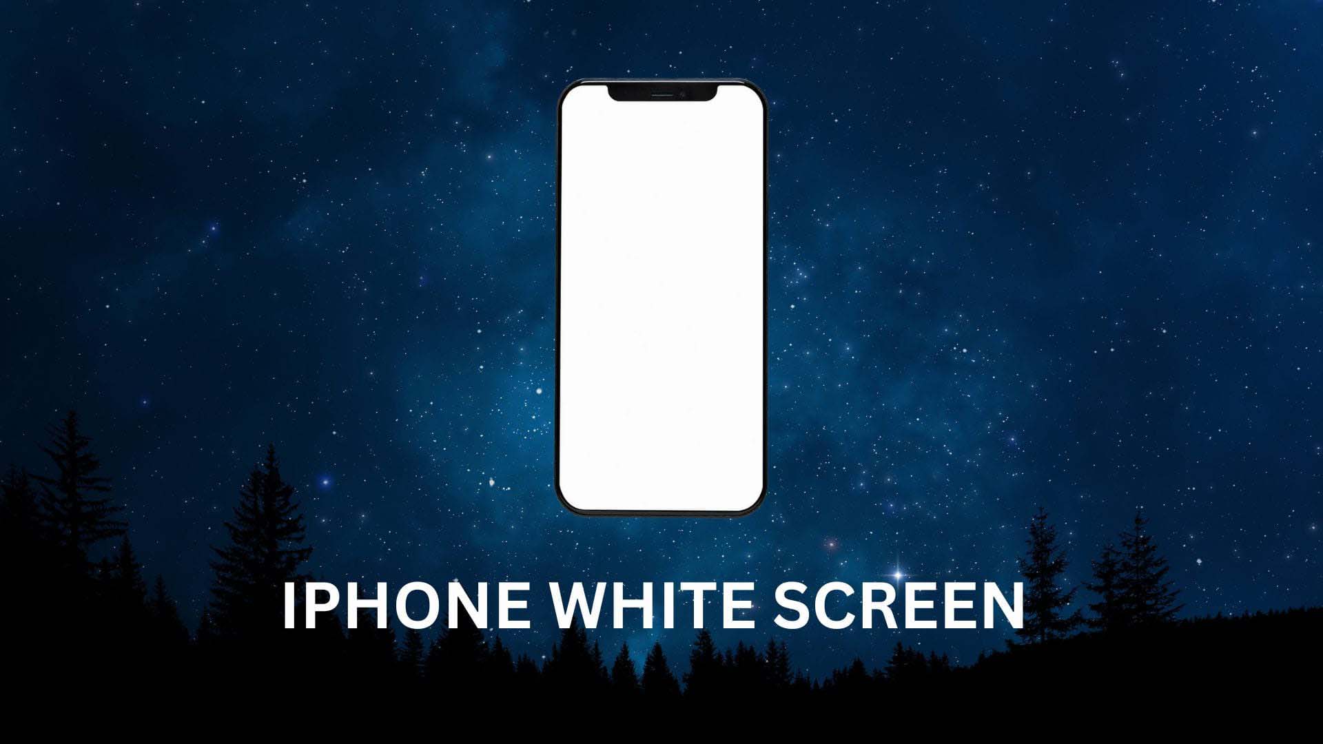 fix iphone white screen problem