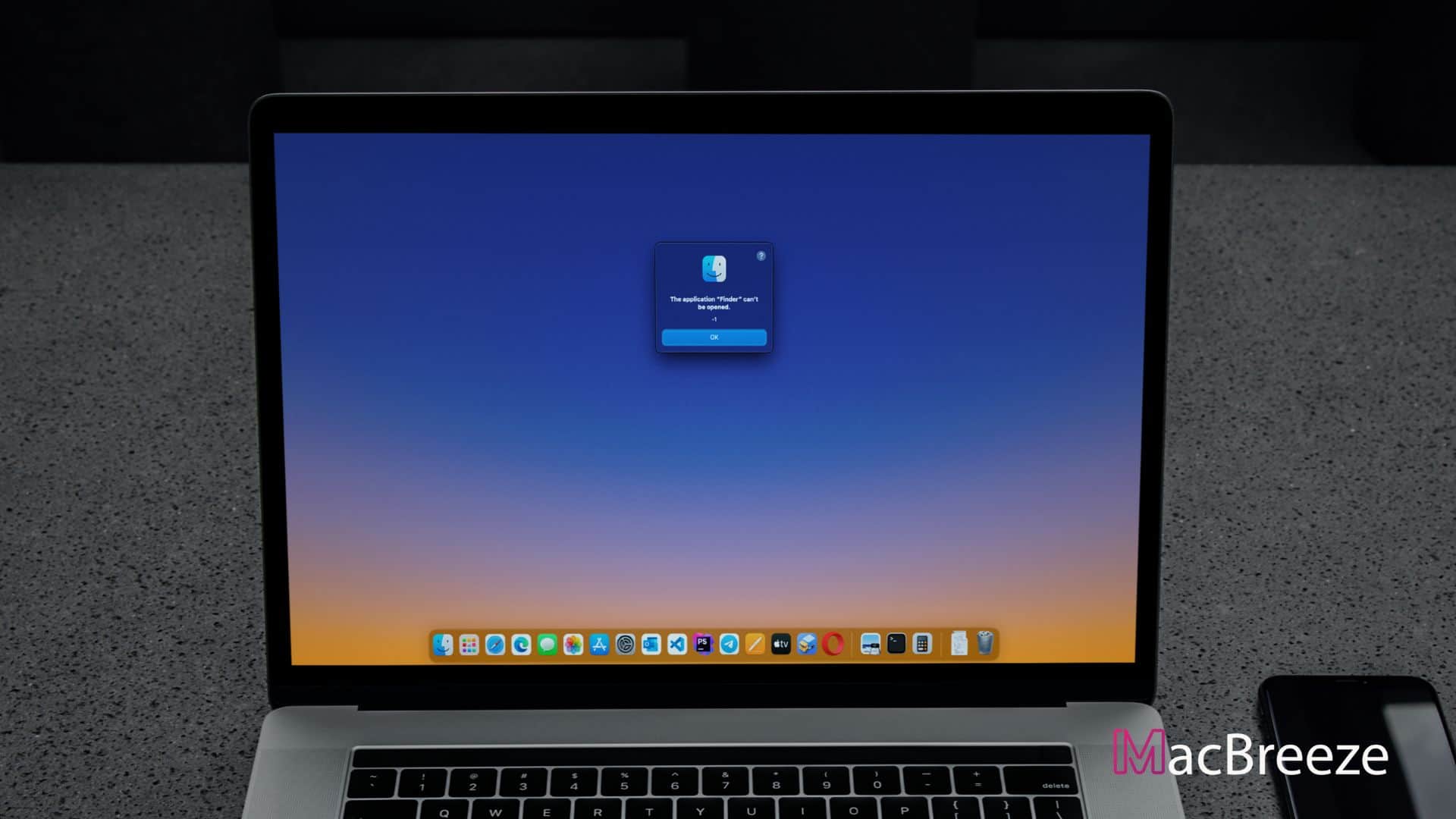 How to Fix "the application finder can't be opened. -1" in macOS